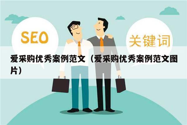 爱采购优秀案例范文（爱采购优秀案例范文图片）